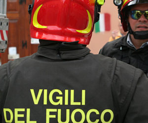 Incendio all’officina Fercam di Bolzano