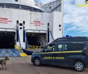 Scoperti su un camion a Olbia 30 kg di cocaina