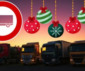 Divieti circolazione camion feste Natale e Capodanno 2024-2025